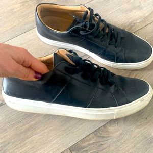 Greats black mens sneaker.  Good condition, but slightly worn